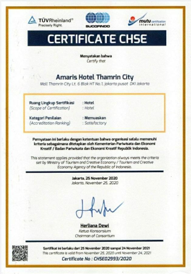 Amaris Hotel Thamrin City Jakarta Eksteriør bilde